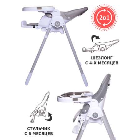 Стульчик для кормления BabyCare Peanut классический