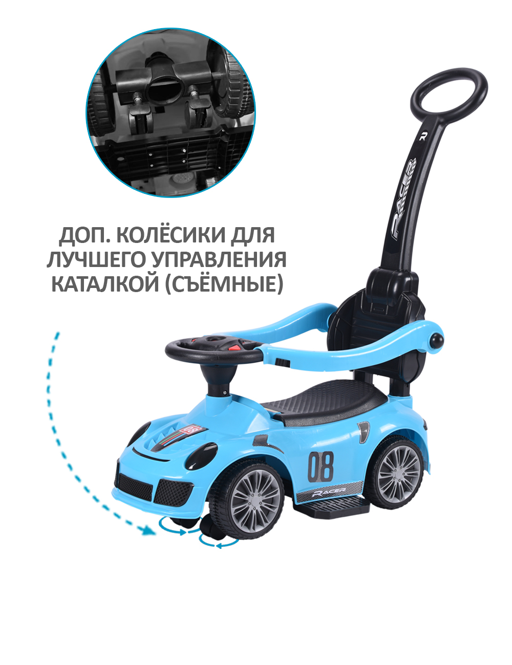 Пушкар Sevillababy Racer синий - фото 4