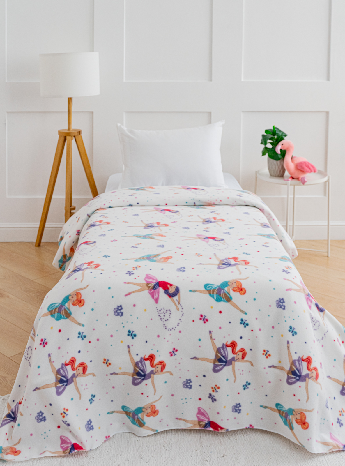 Плед Павлинка Балерины 100 x 150 см флис - фото 1