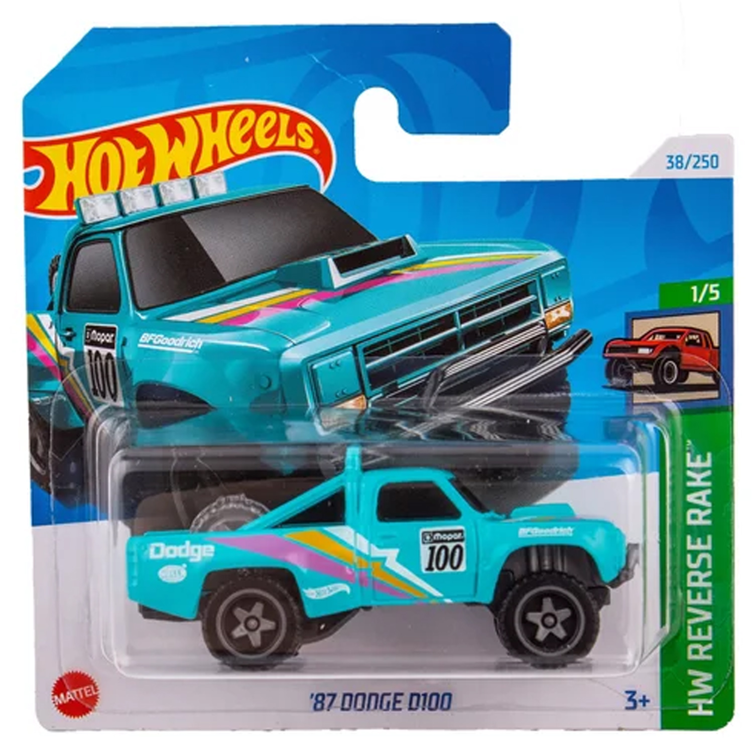 Автомобиль Hot Wheels Dodge 1:64 5785-A38-HTB89 - фото 1