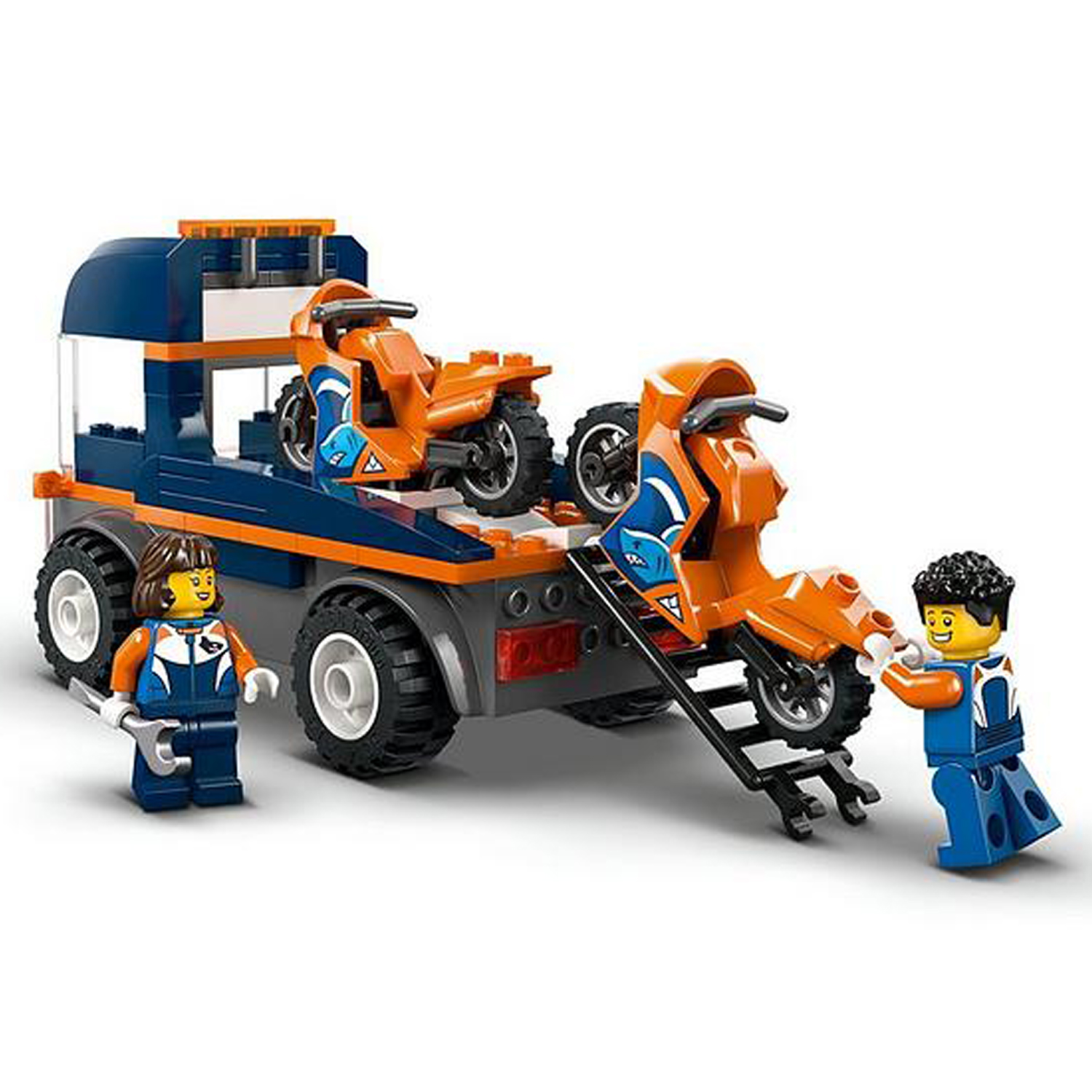 Конструктор LEGO City Транспортер для мотоциклов 88 дет. - фото 4