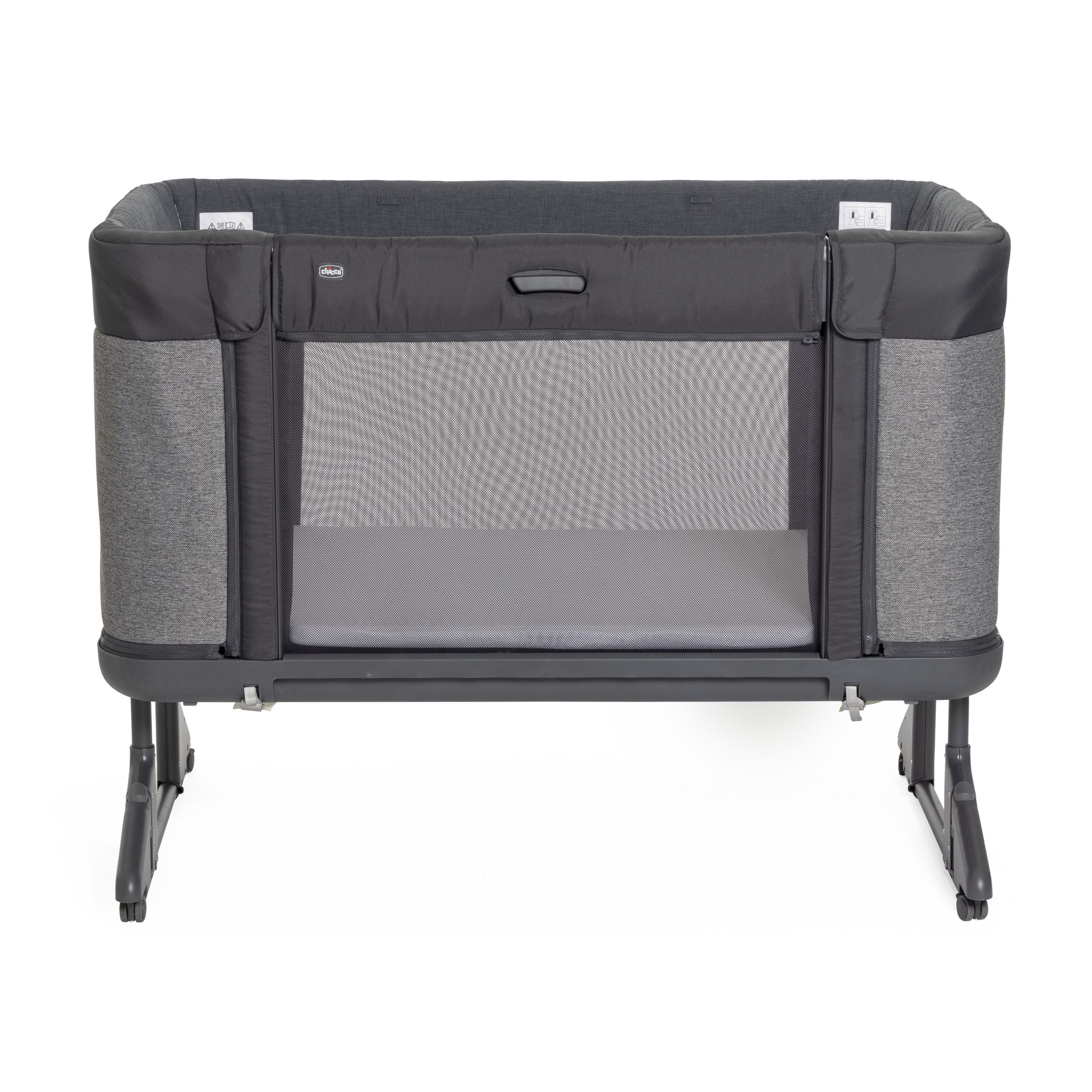 Детская кроватка Chicco Next2Me Forever 3в1 c рождения до 4 лет Rice прямоугольная, без маятника - фото 1