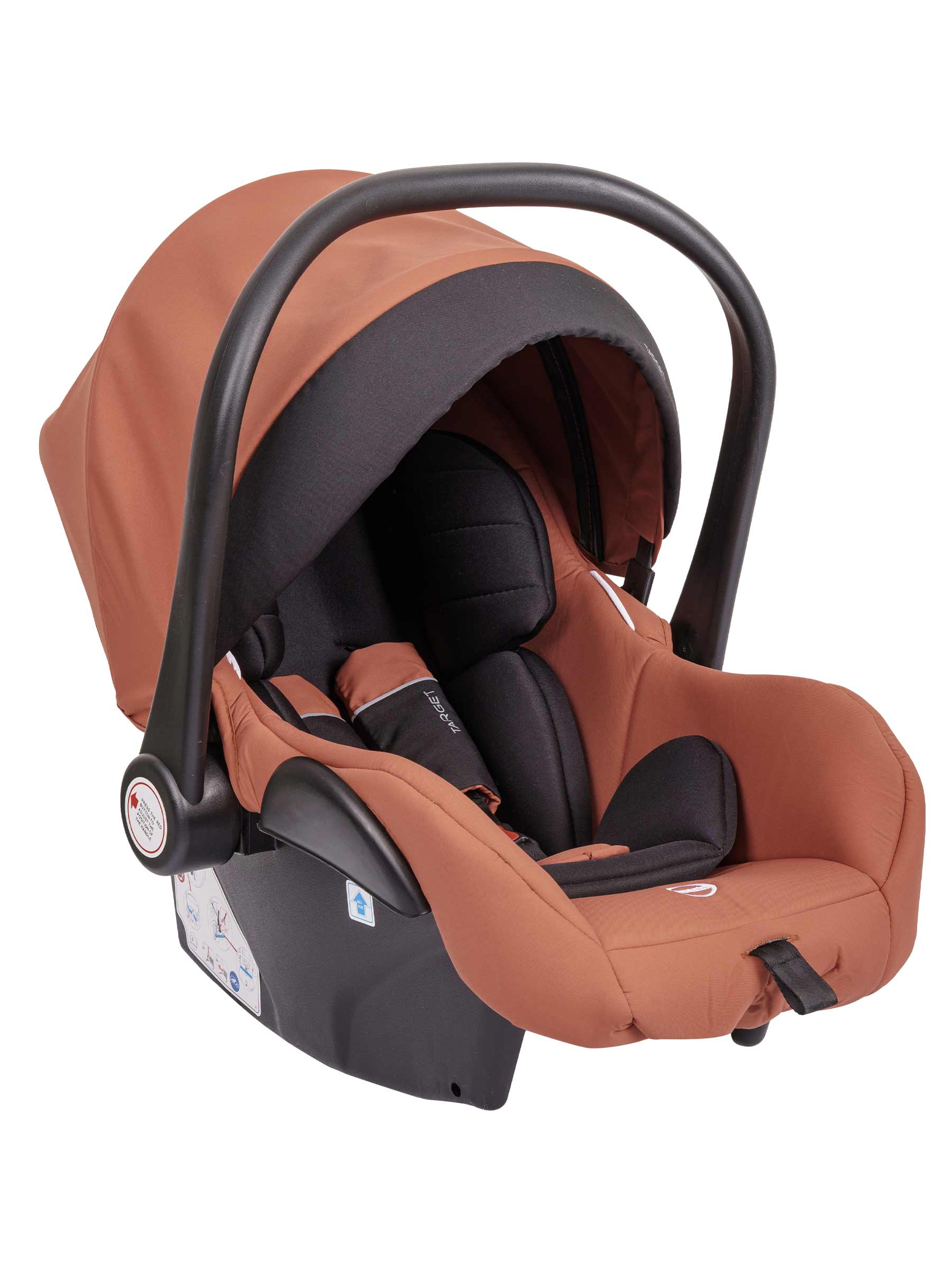 Коляска трансформер Indigo TARGET 3в1 оранжевый - фото 21