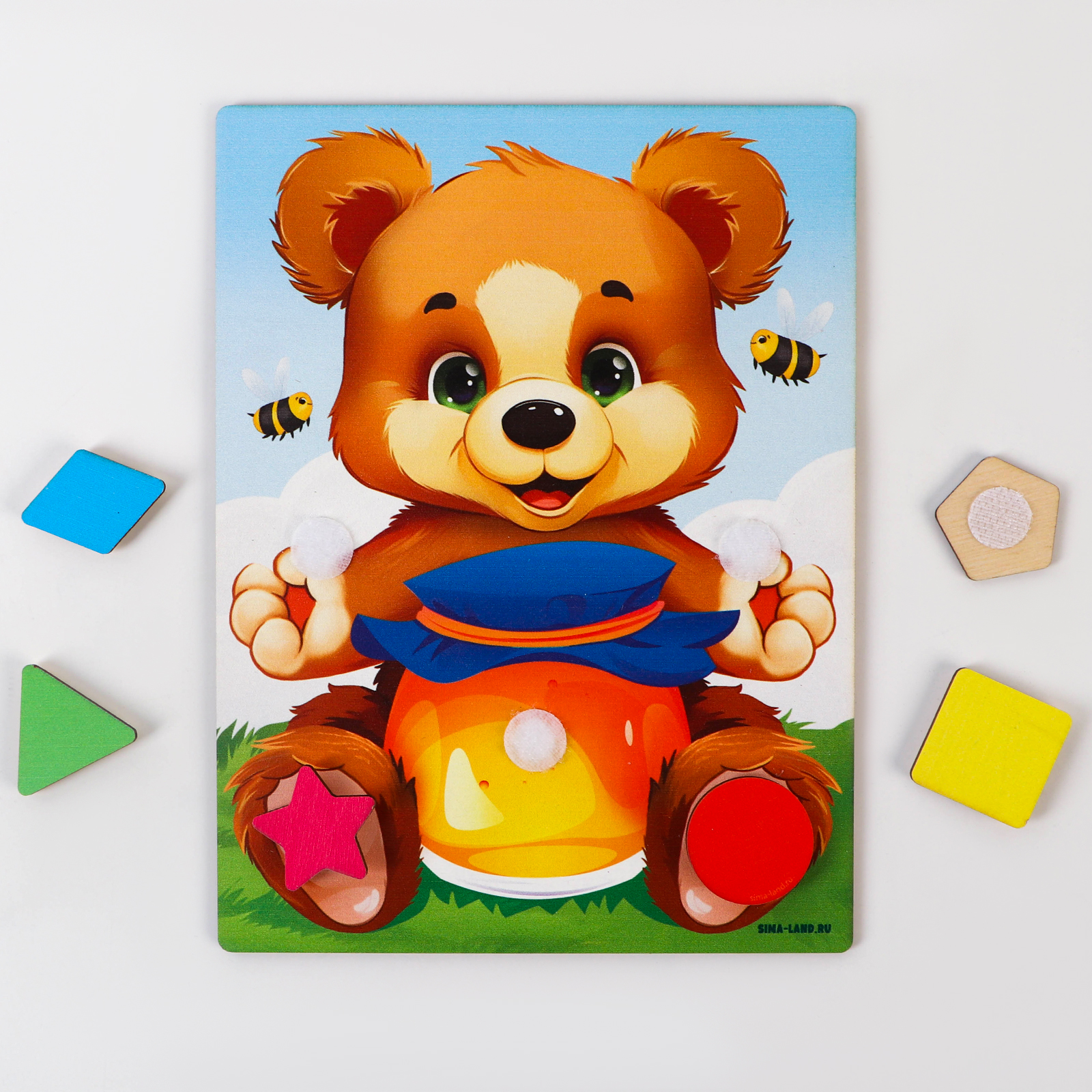 Настольная игра Лесная мастерская Учим формы и цвета - фото 3