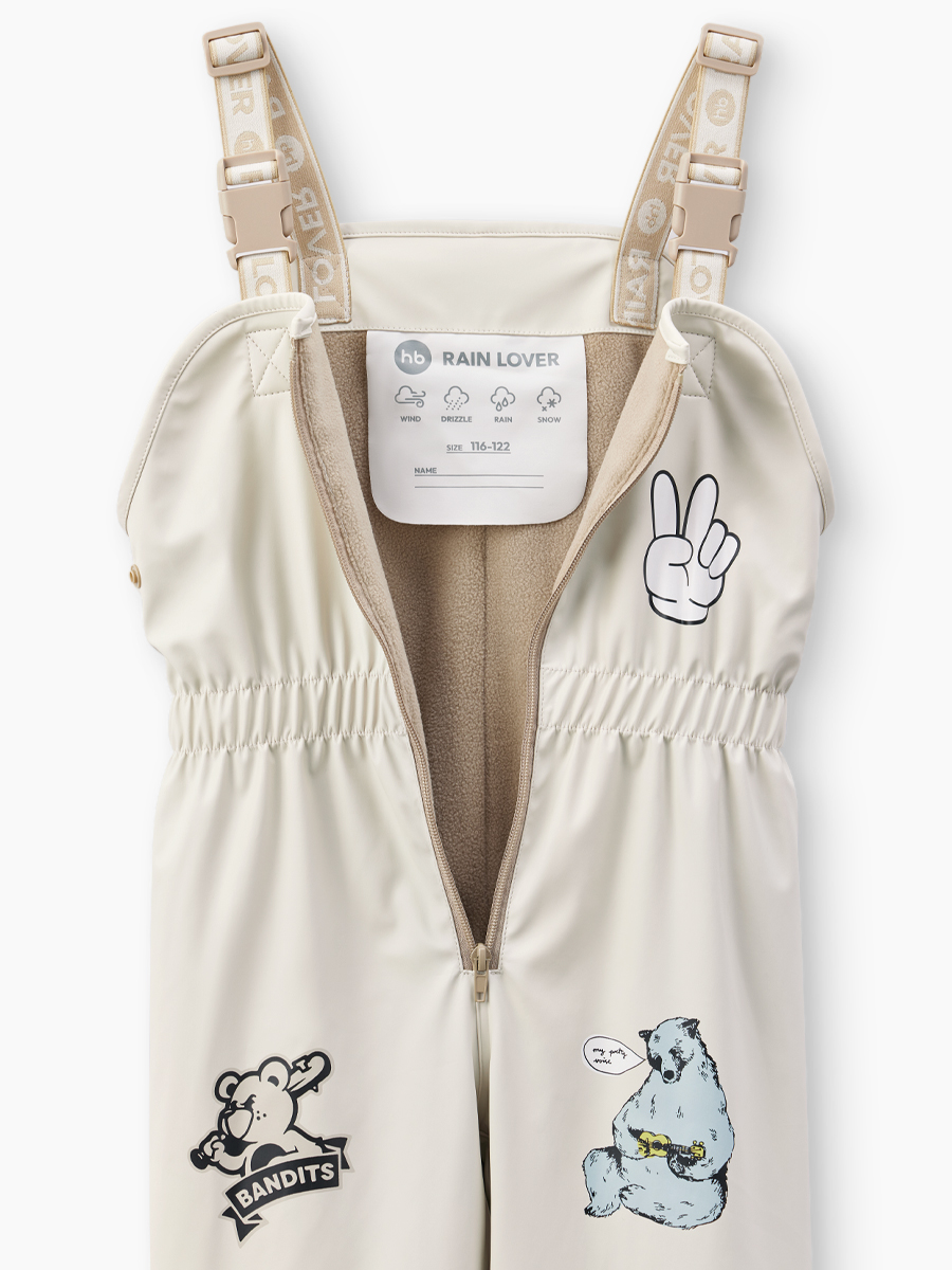 Куртка и полукомбинезон Happy Baby 88500-1_sand-stickers - фото 9