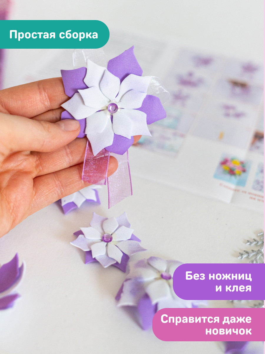 Набор для творчества Волшебная мастерская сборка Мелодия цветов - фото 5