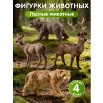 Игровой набор DARWIN Дикие животные Жители леса 4шт