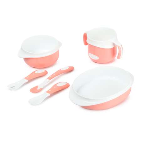 Набор посуды BabyGo Fisher Price Pink 6 шт.
