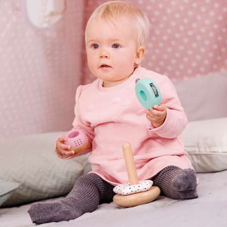 Игрушка Hape пирамидка Пастель