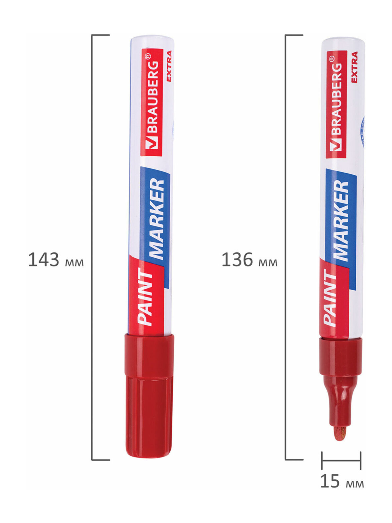 Маркеры Brauberg 7 шт. - фото 24