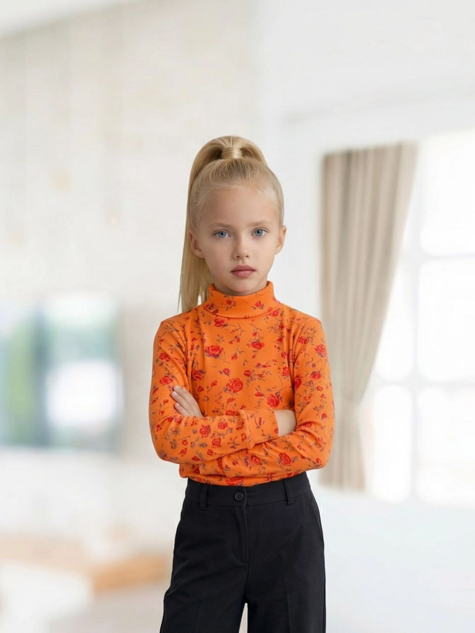 Водолазка PRIVE KIDS VDL_OR - фото 4