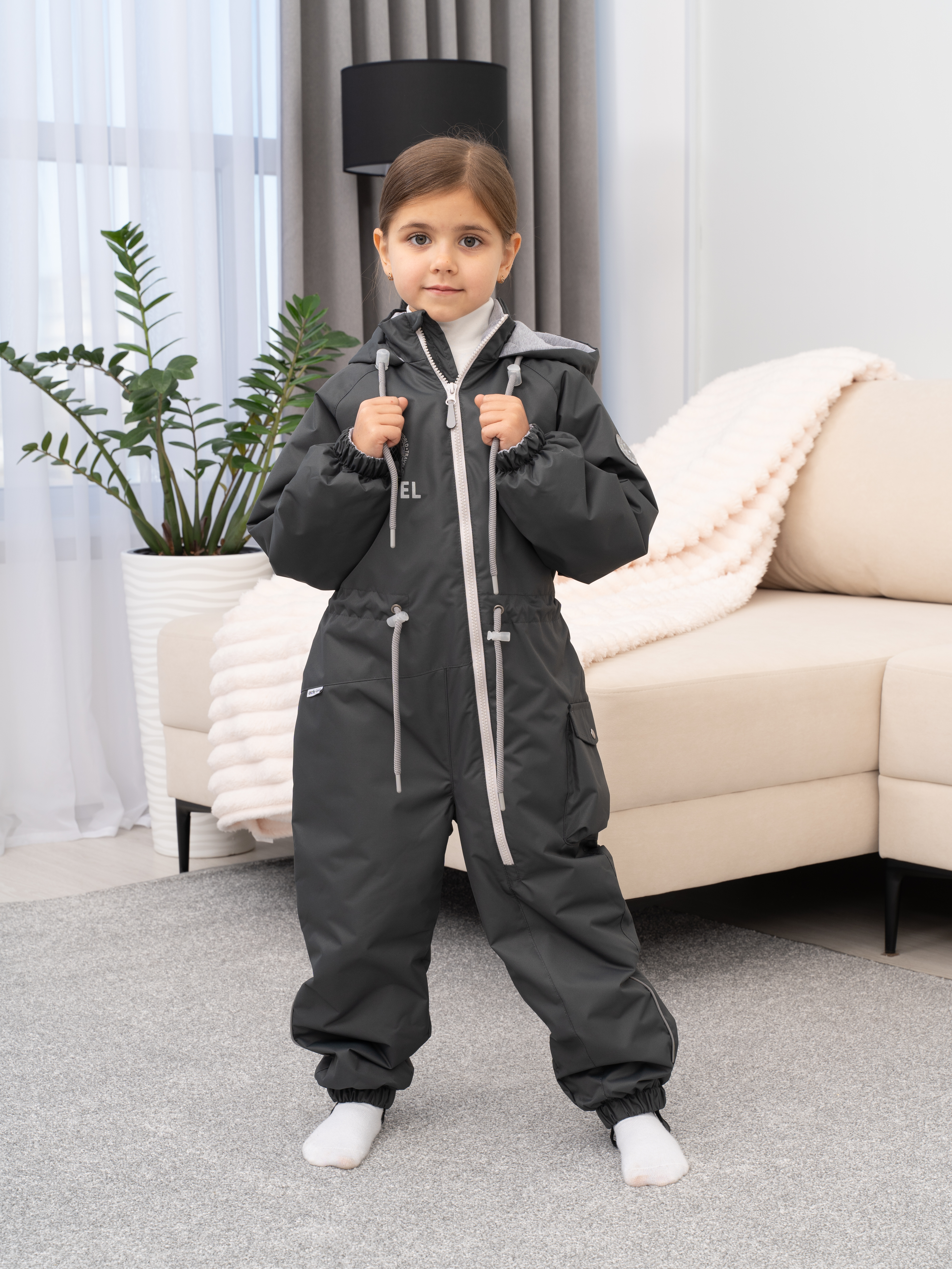 Комбинезон Arctic kids 30-029 серый - фото 3