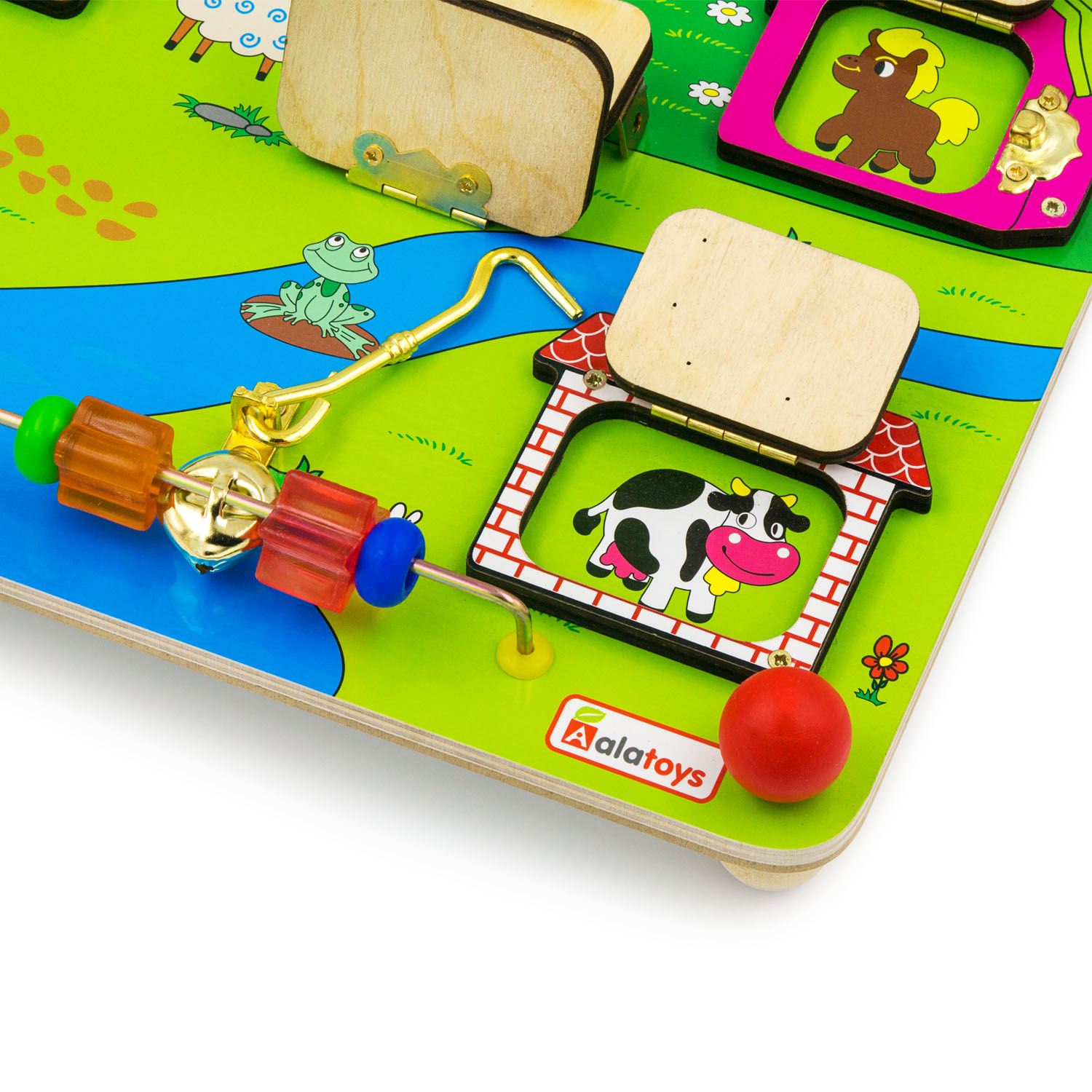 Игрушка Alatoys бизиборд Кто где живет в ассортименте - фото 9