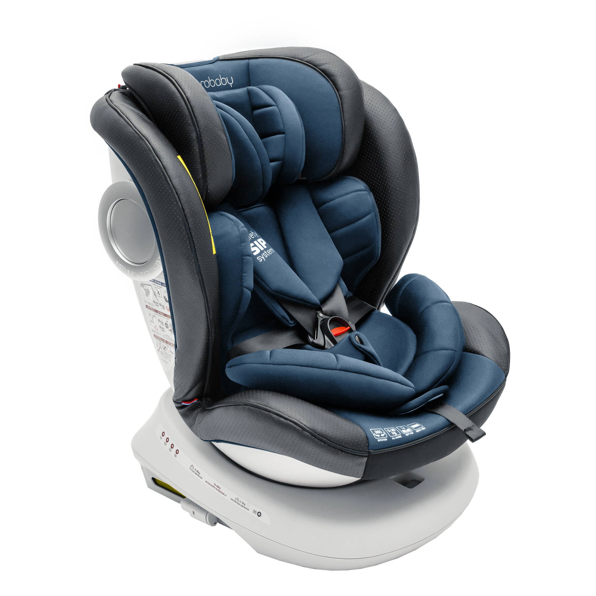 Автокресло Amarobaby Champion Isofix 0+/1/2/3 (0-36 кг) - фото 19