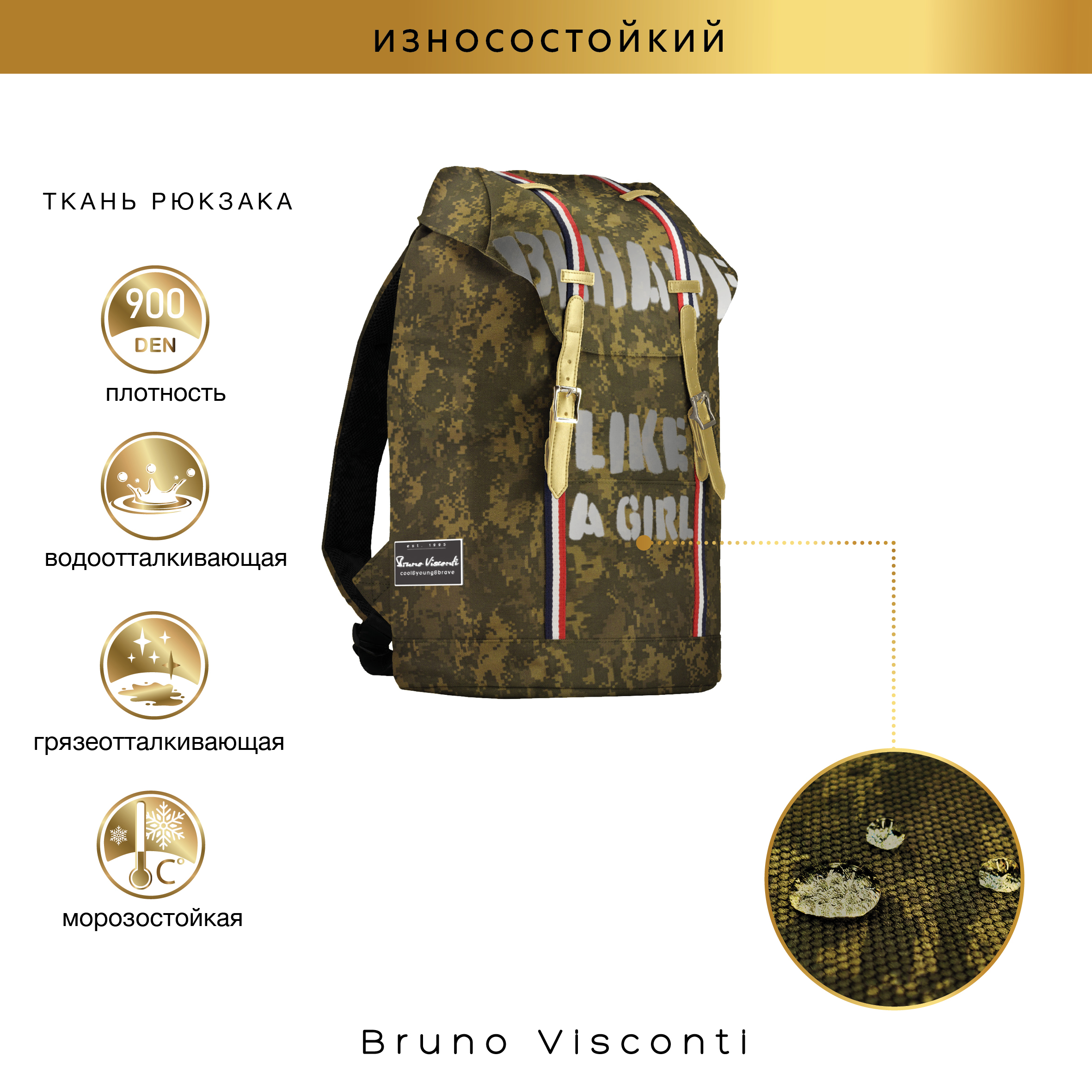 Рюкзак Bruno Visconti - фото 9