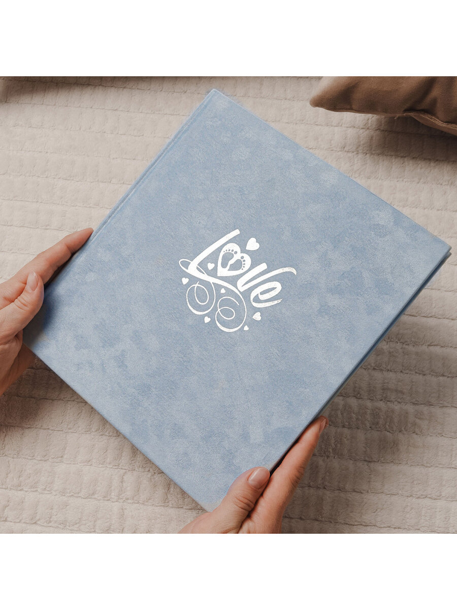 Фотоальбом анкета Brauberg детский семейный для новорожденных с наклейками - фото 19