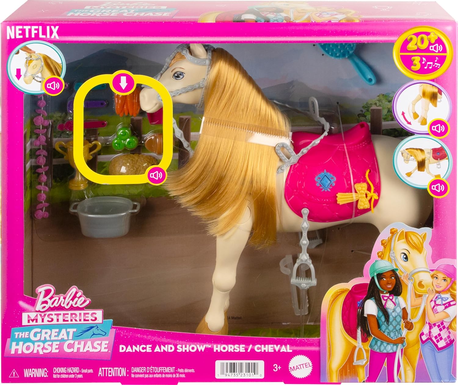 Игровой набор Barbie Horse with Sounds - фото 6