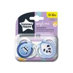 Пустышка Tommee tippee силикон от 0 мес. 2 шт.