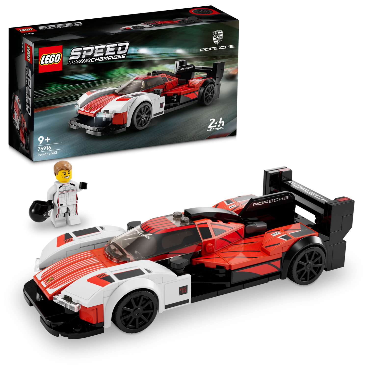 Конструктор LEGO Speed Champions Porsche 963 280 дет. - фото 1