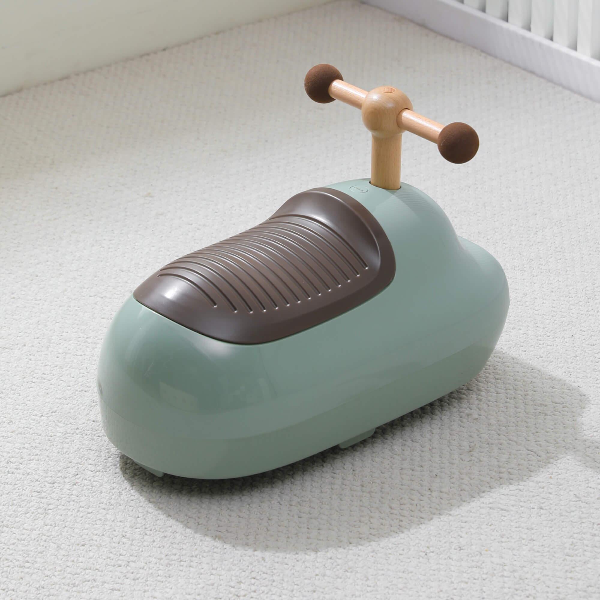 Пушкар UNIX Kids каталка детская бибикар зеленый - фото 20