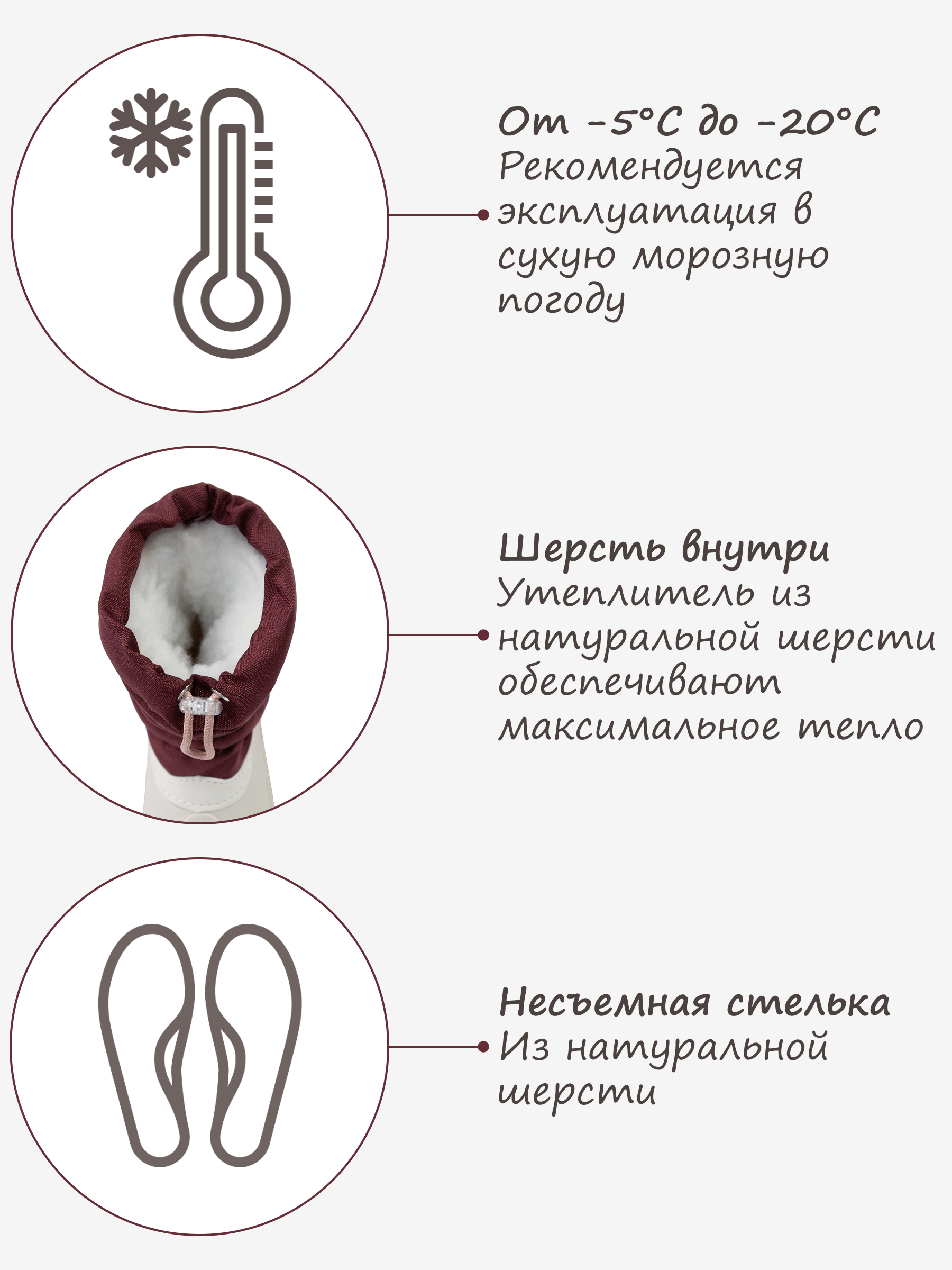 Сноубутсы GUSTI F09768AGUSA3705229 - фото 4