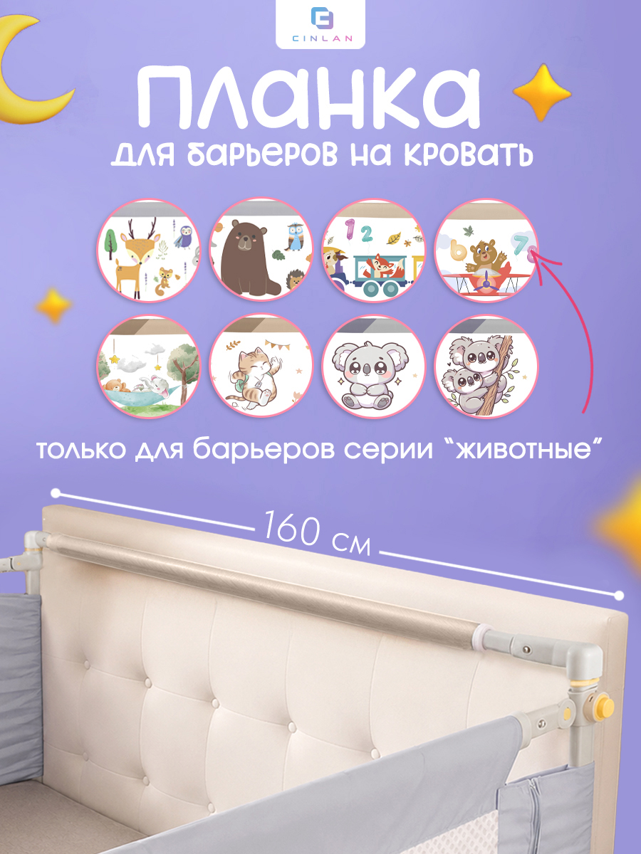 Барьер-ограничитель CINLANKIDS 160 см - фото 1