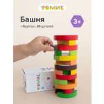 Настольная игра Томик Падающая башня Фрукты 30 дет.