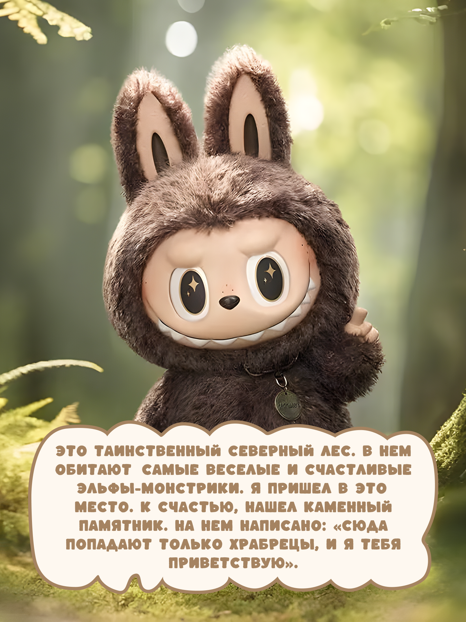 Мягкая игрушка Labubu Зимомо - фото 2