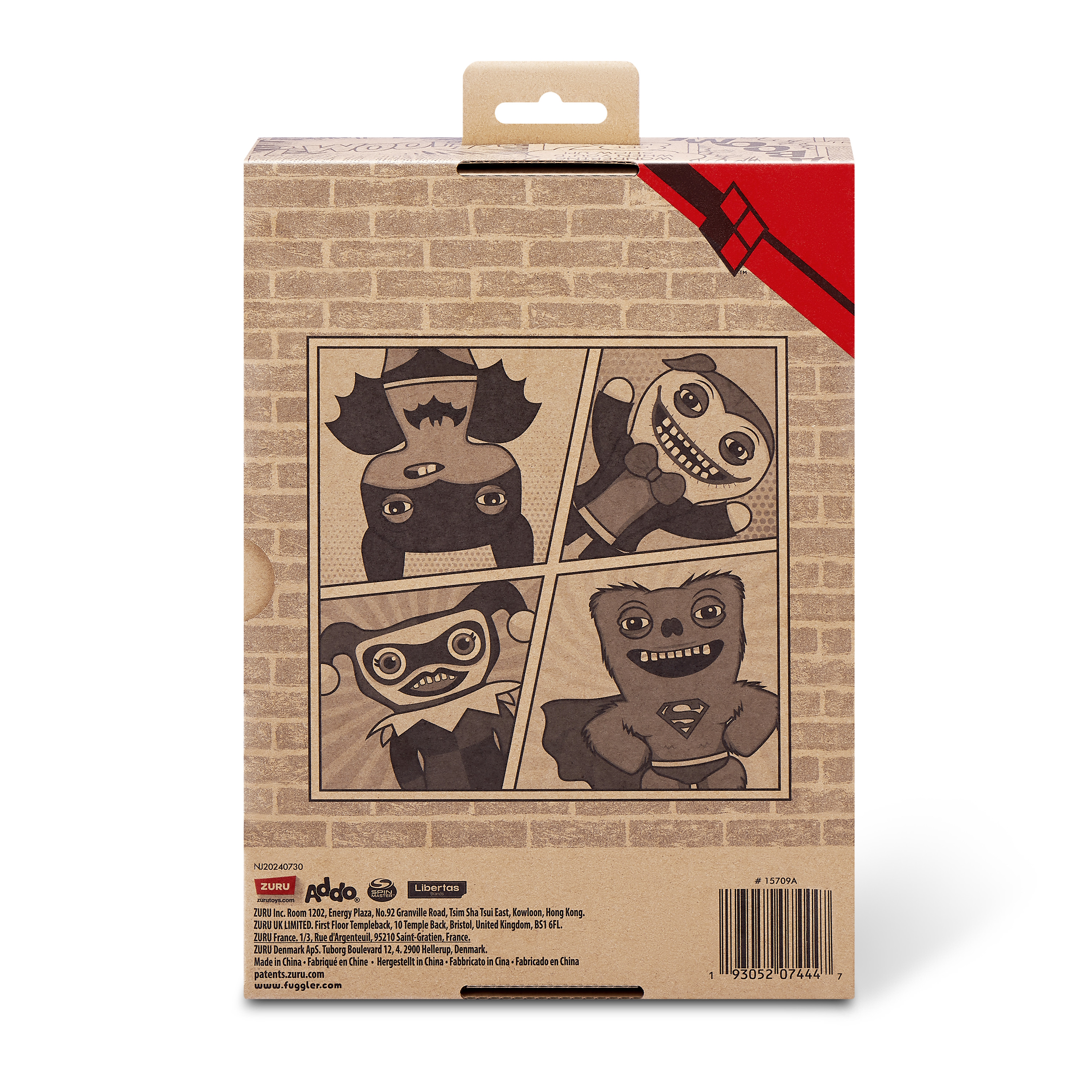 Игрушка мягкая FUGGLER Харли Квинн DC 24см 15709A - фото 12