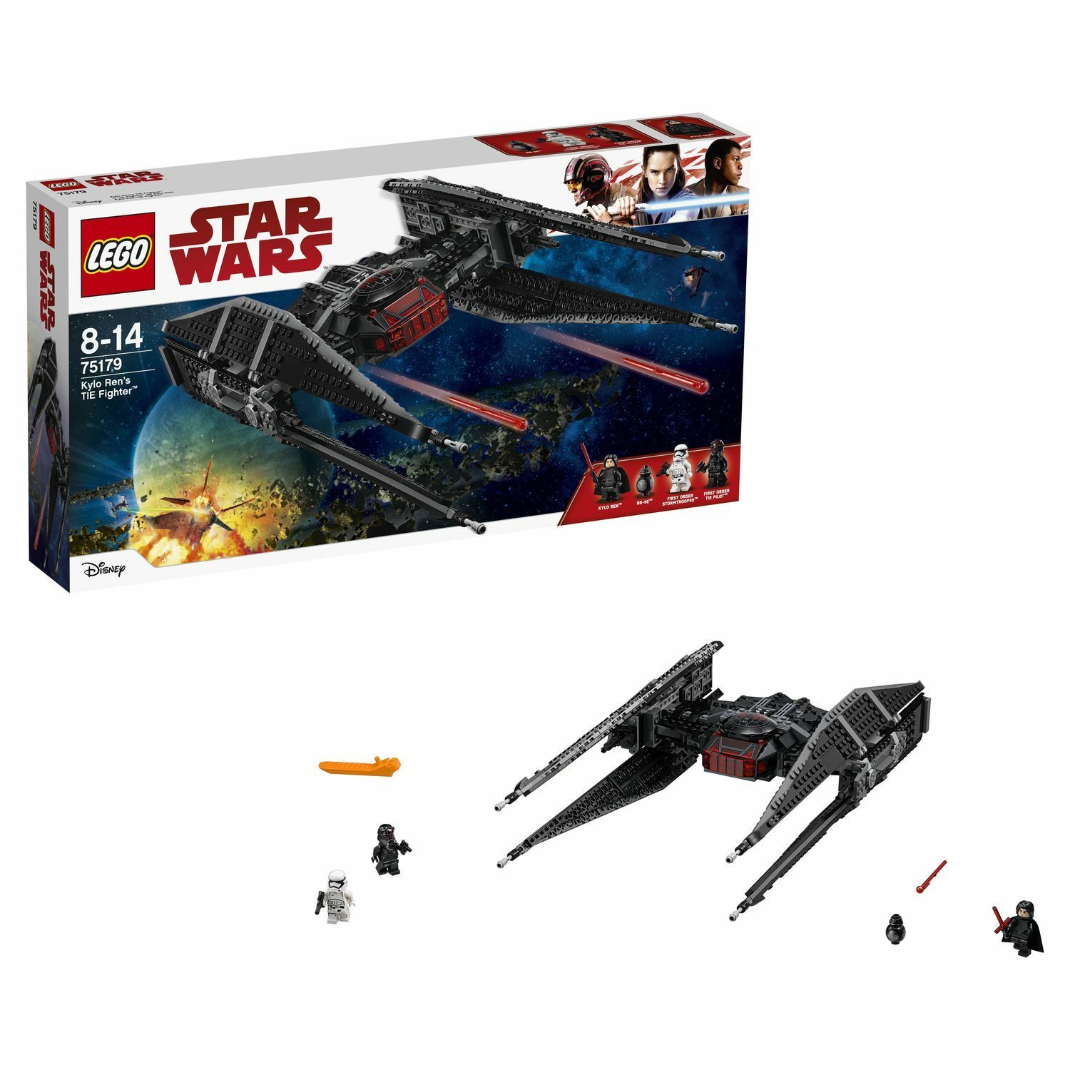 Конструктор LEGO Star Wars Истребитель СИД Кайло Рена блочный - фото 1