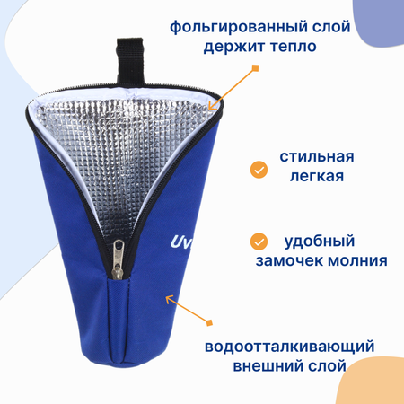 Термосумка Uviton для бутылочек синяя