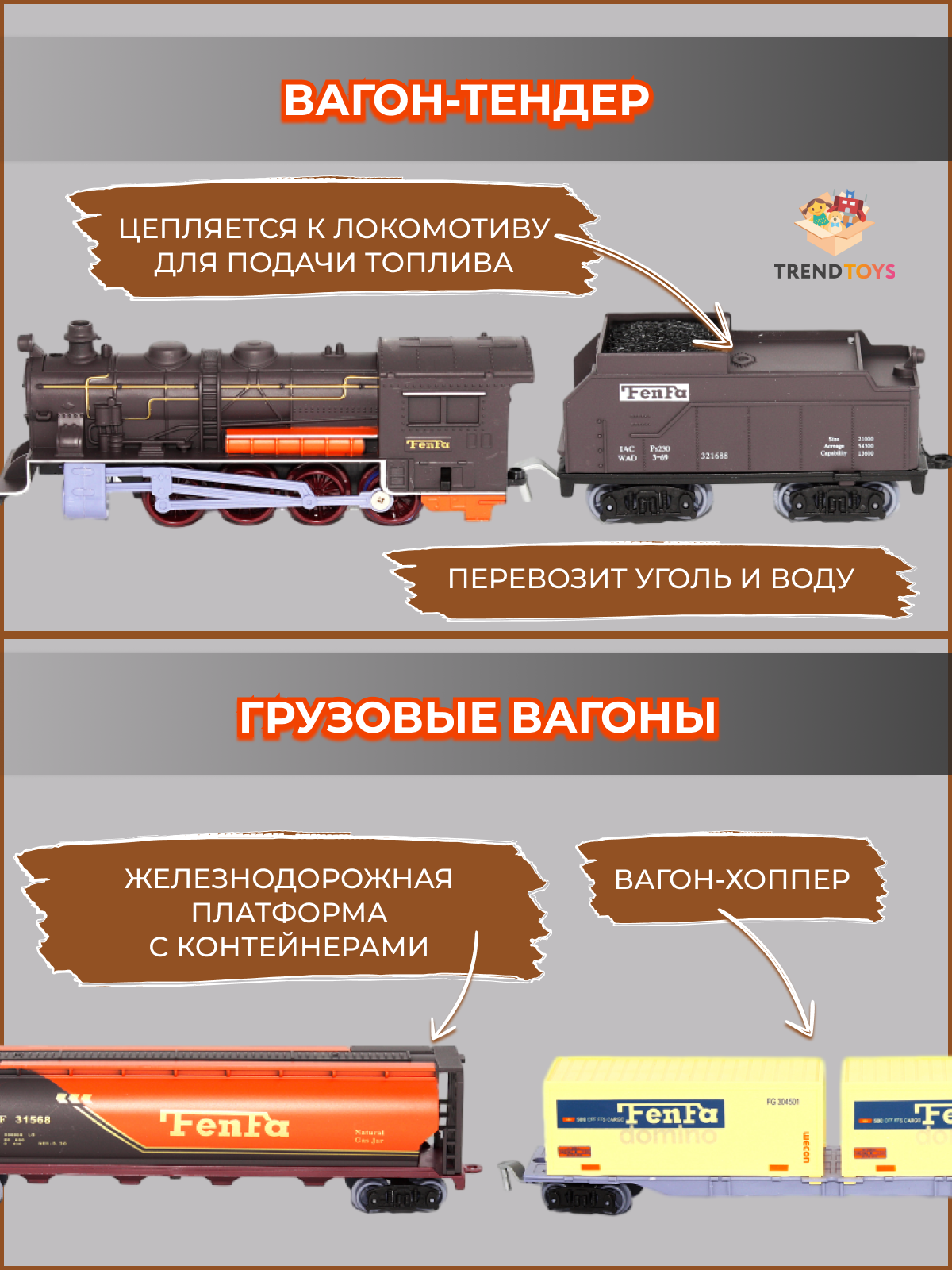 Развивающая железная дорога TrendToys DNT007 - фото 4