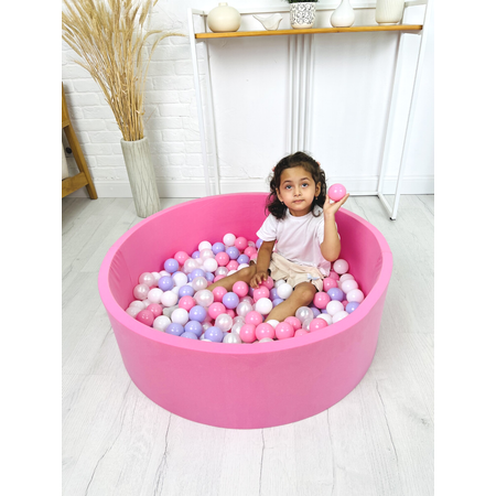 Сухой бассейн Boobo.kids 100*30 розовый