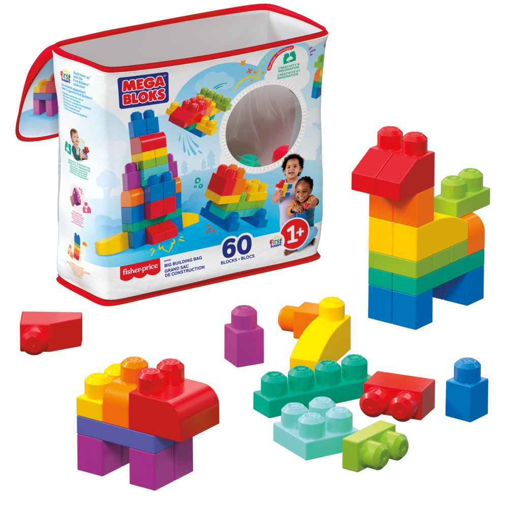 Конструктор Mega Bloks First Builders 60 дет. - фото 1