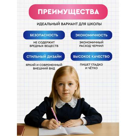 Ручка со стираемыми чернилами Планета творчества 12 шт.