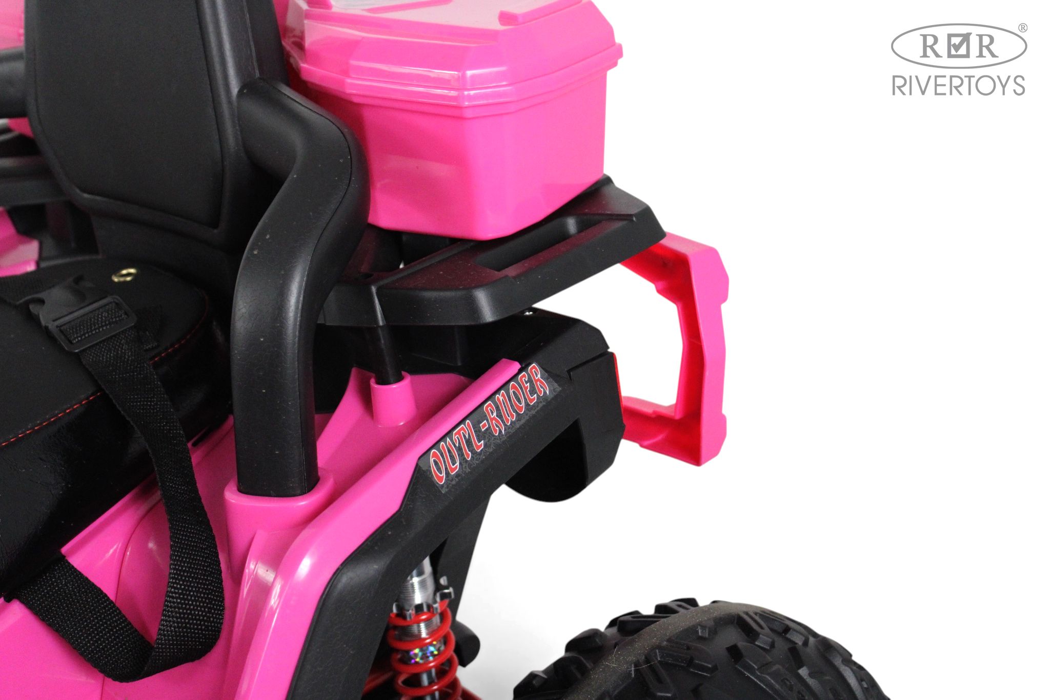 Электромобиль RIVERTOYS Z111ZZ-NEW-PINK С пультом ДУ - фото 17