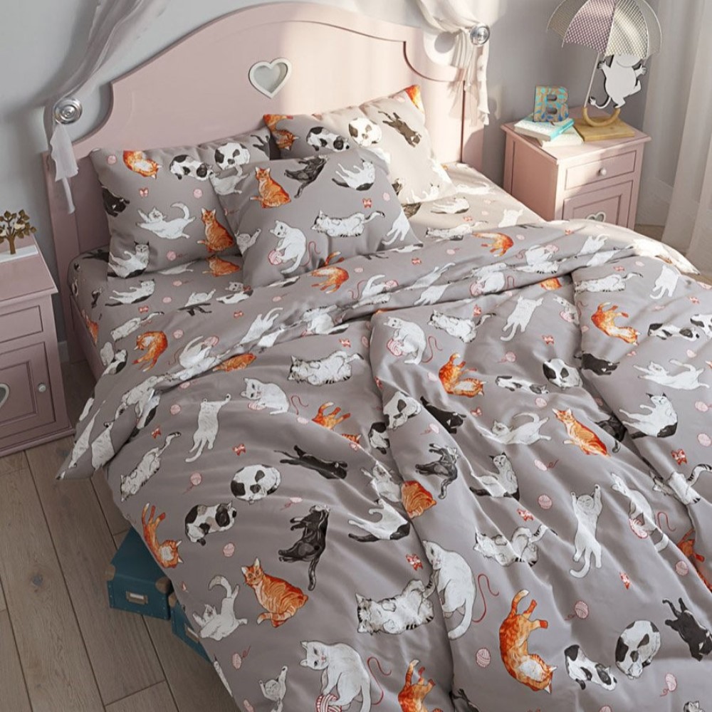 Комплект наволочек Anna Maria Сказка Kitties 50х70 см 2 шт на молнии - фото 2