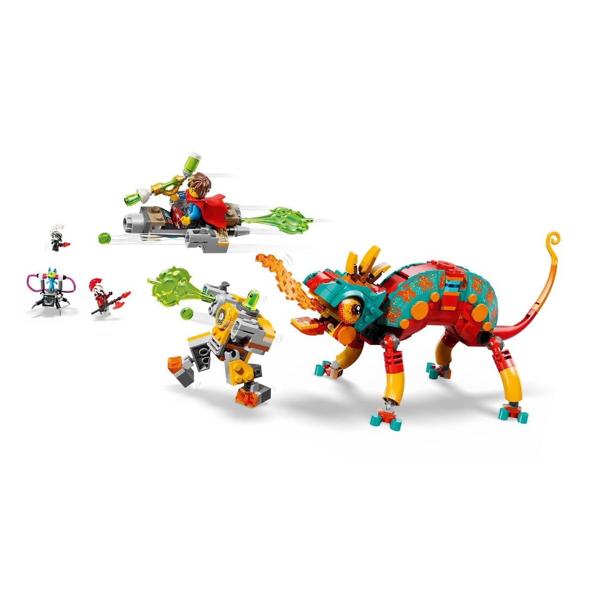 Конструктор LEGO DREAMZzz Огненный хамелеон Матео блочный - фото 4