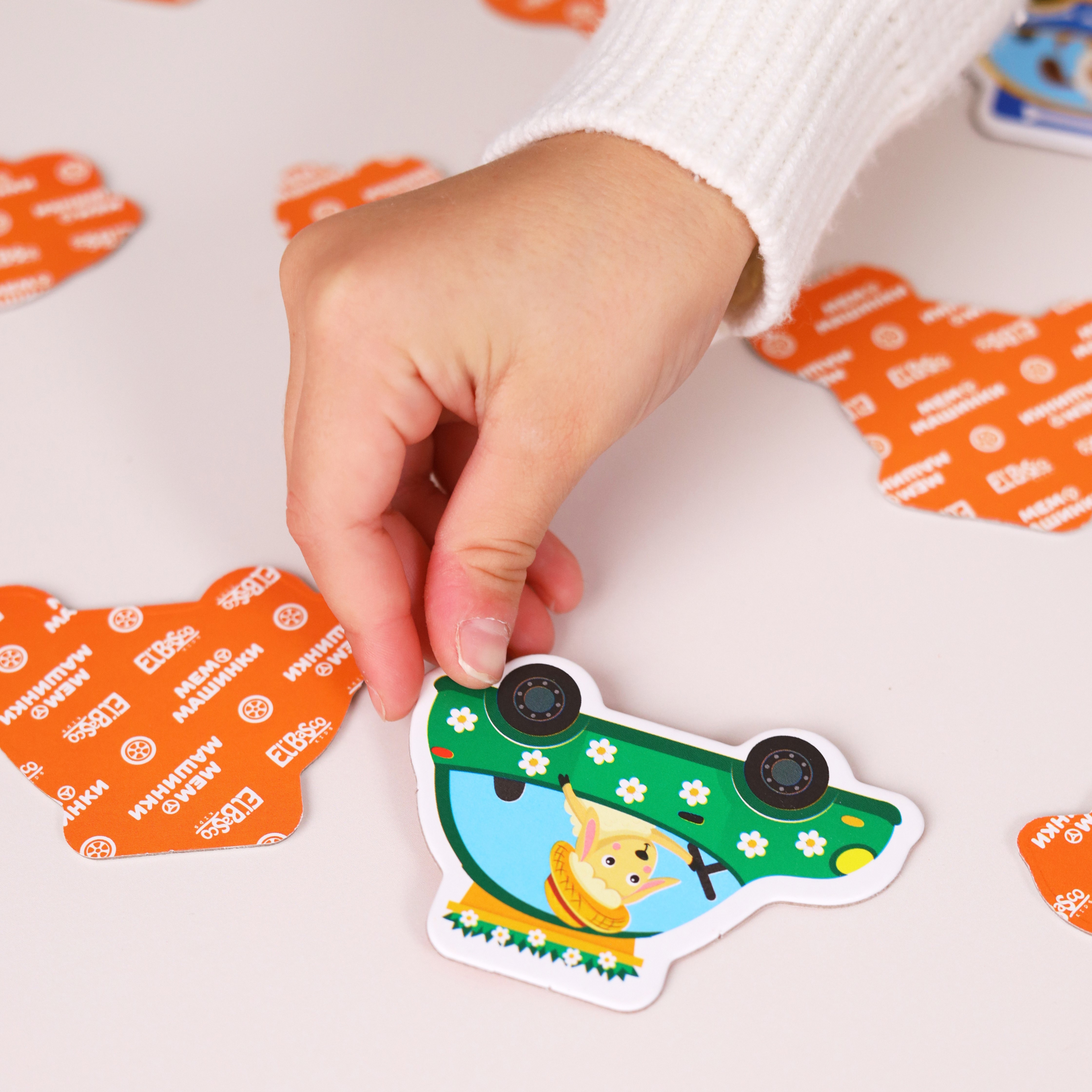 Настольная игра El BascoKids Мемо Машинки - фото 5