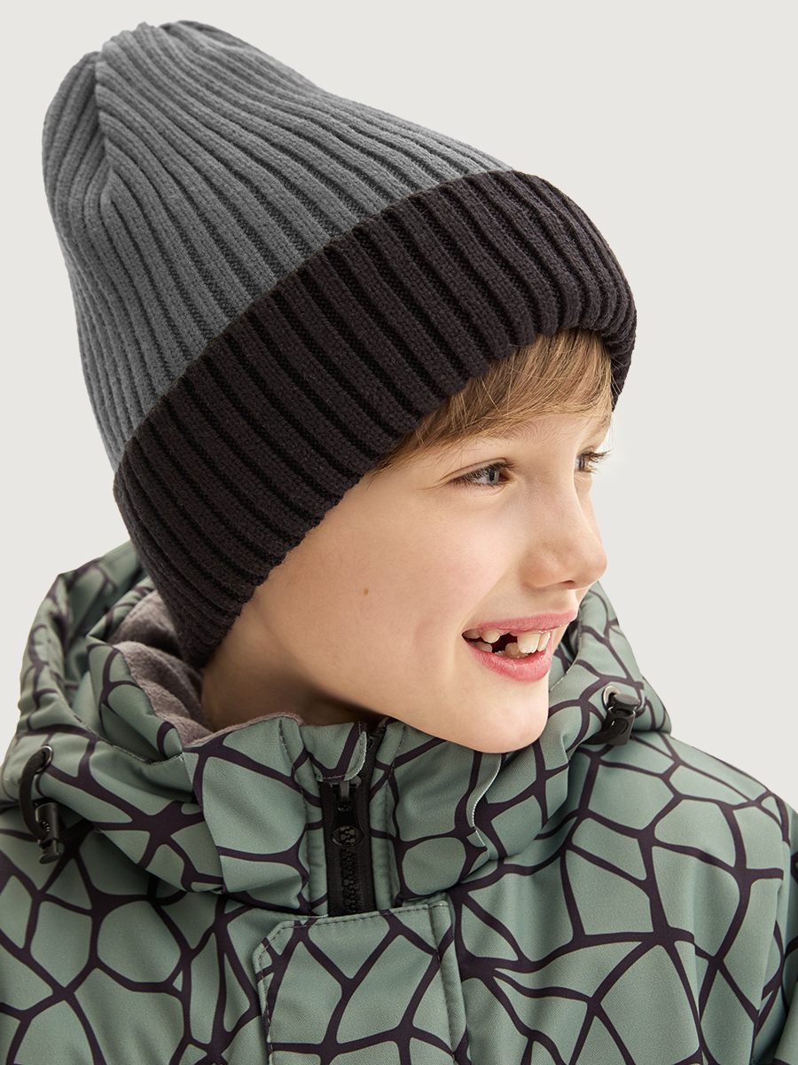 Шапка NIKASTYLE 11з16125 серый/черный - фото 1