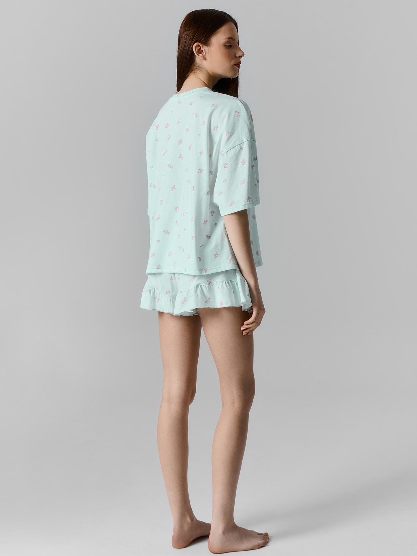 Пижама Mark Formelle (Марк Формэль) 592670/цветы на мятном - фото 3