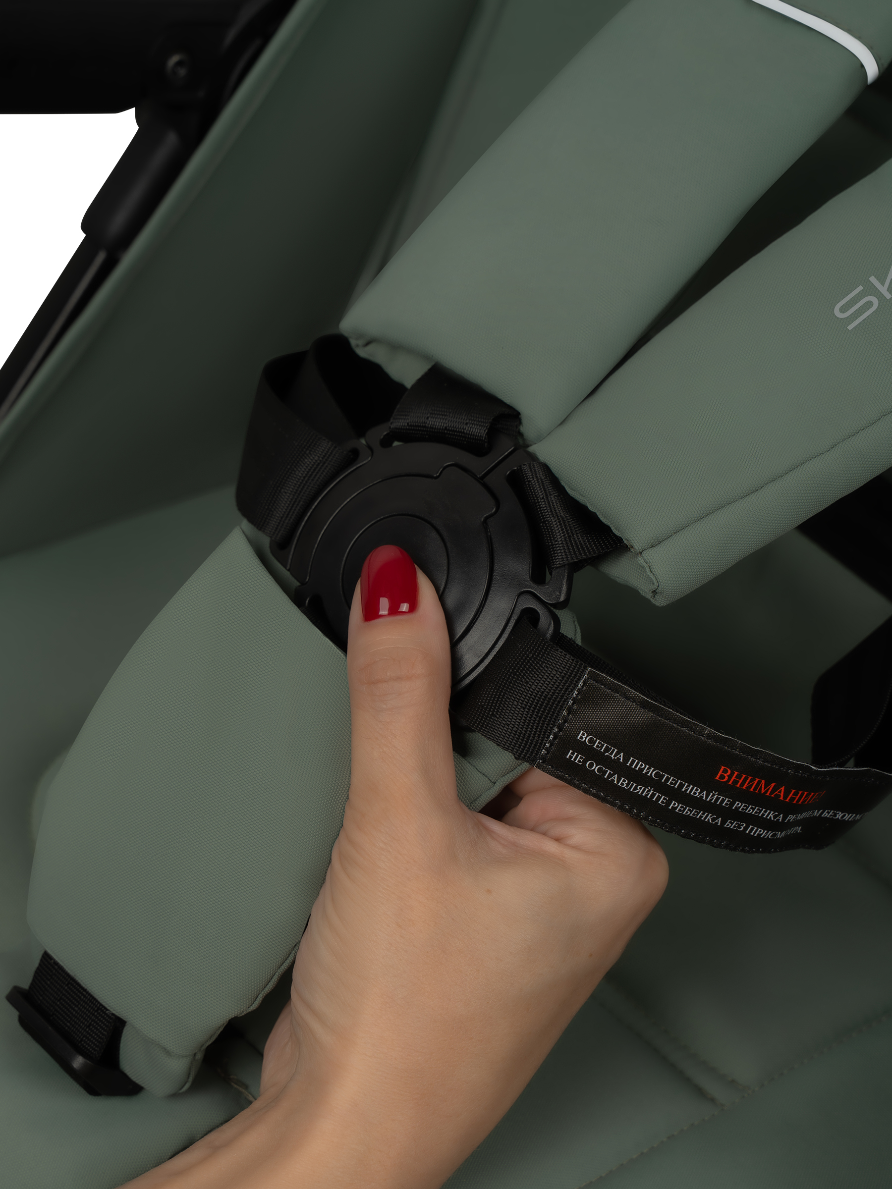 Коляска прогулочная JOVOLA Skill зеленый - фото 24