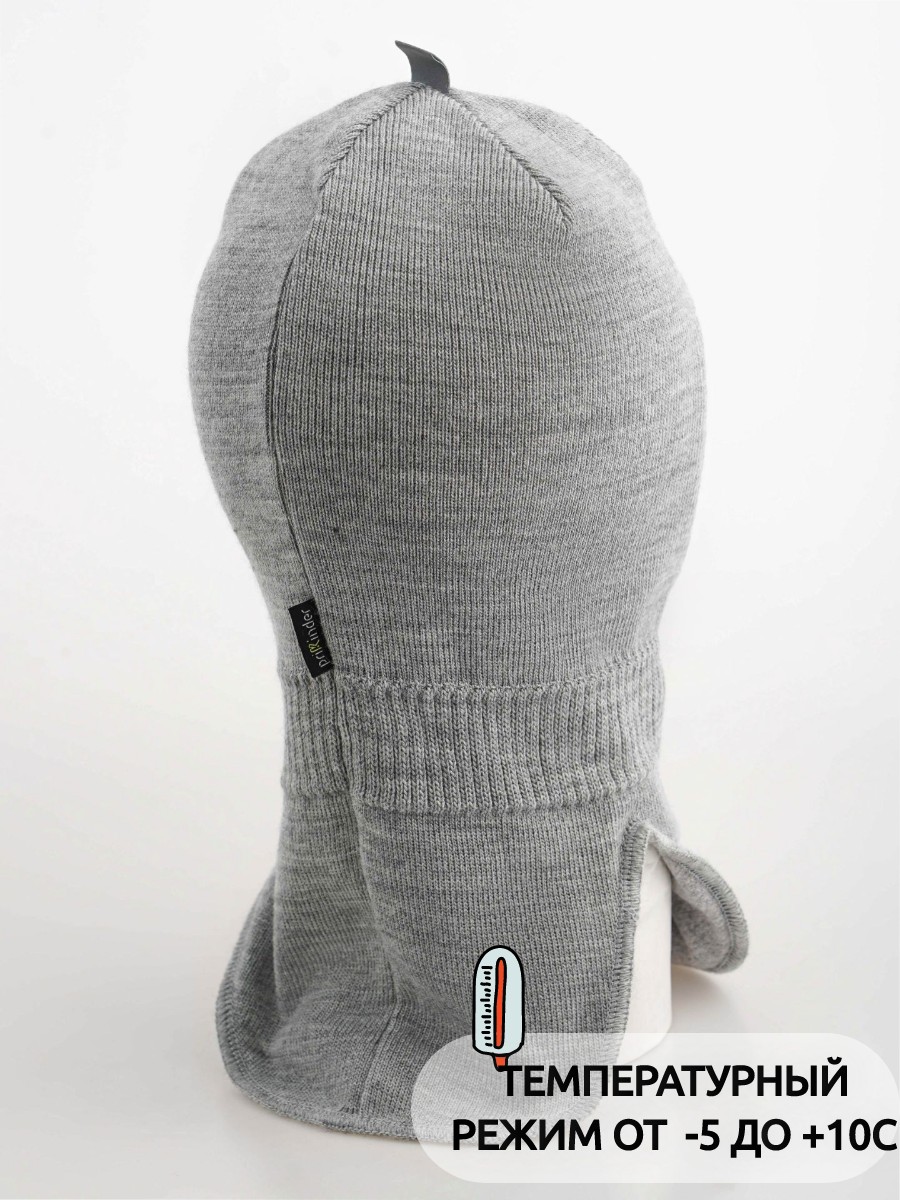 Шапка ПриКиндер U-Sp22547 Цвет: Светло-серый - фото 7