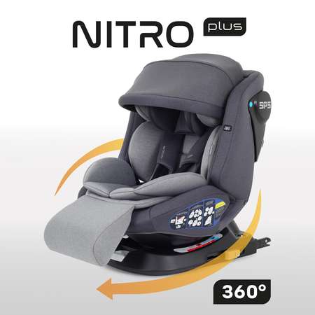 Автокресло Rant Nitro Isofix 0+/1/2/3 (0-36 кг) серый