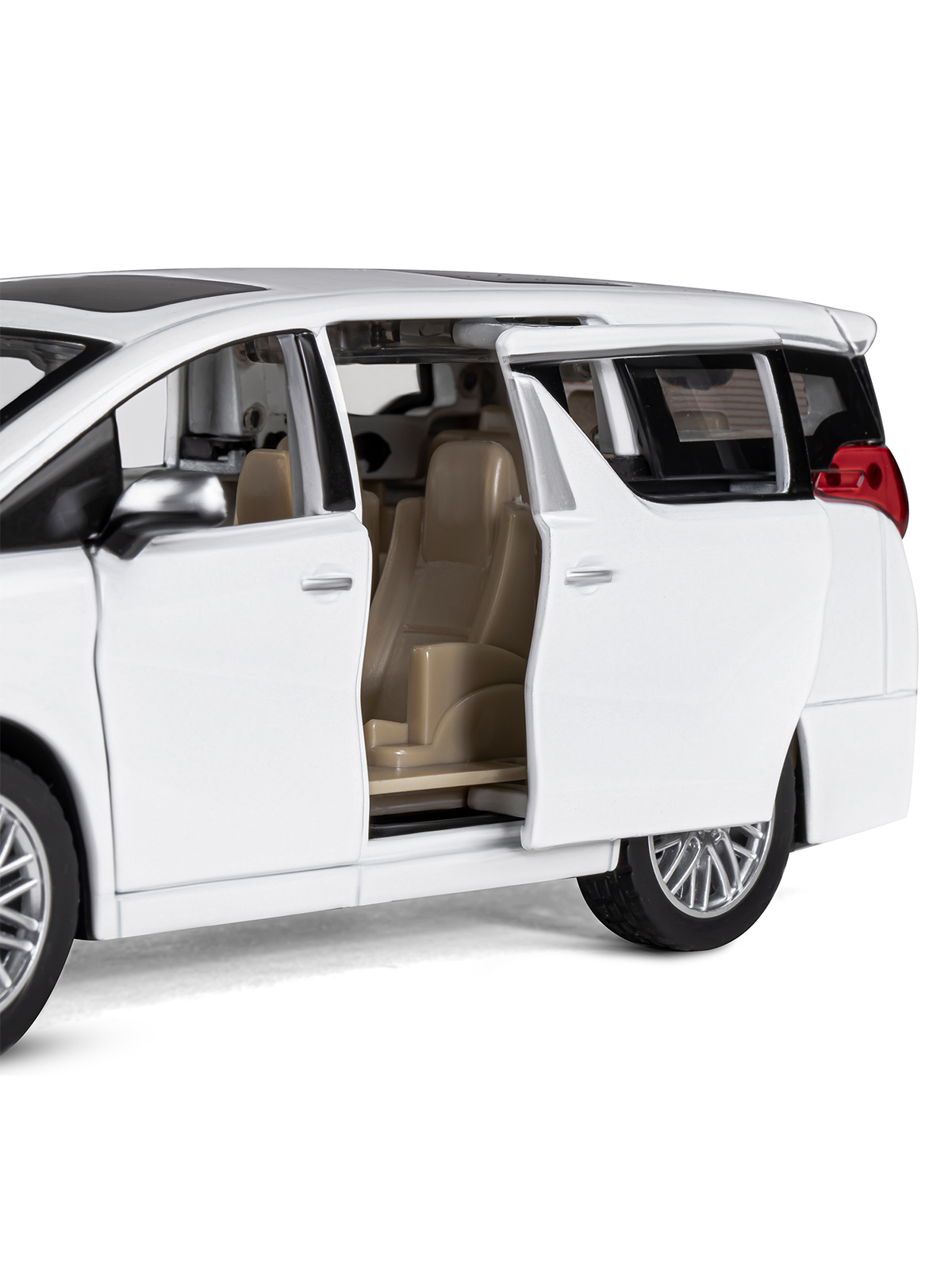 Автомобиль АВТОпанорама Toyota Alphard 1:29 JB1251333 - фото 11