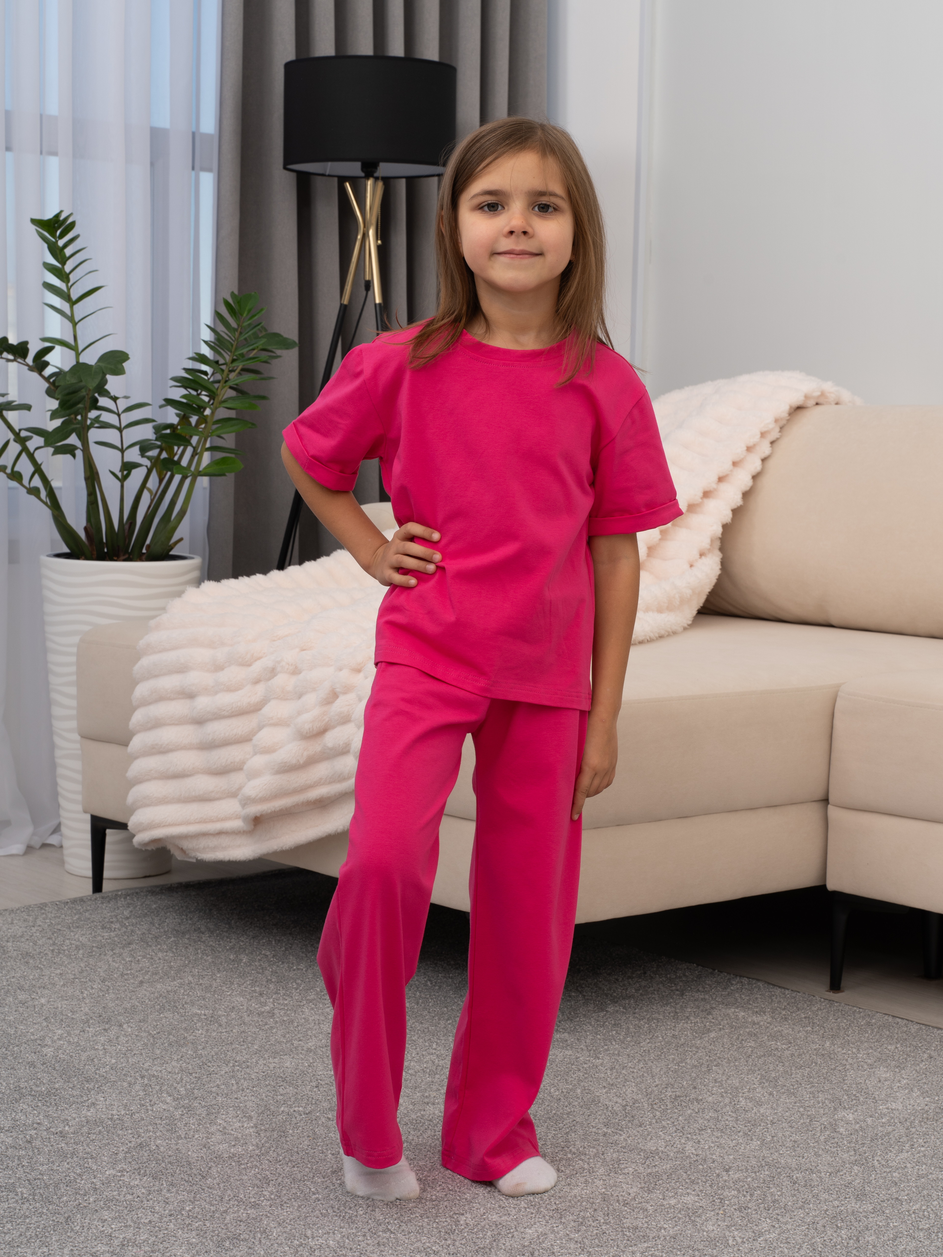 Футболка и брюки ULTRA 7060-Ул фуксия - фото 23