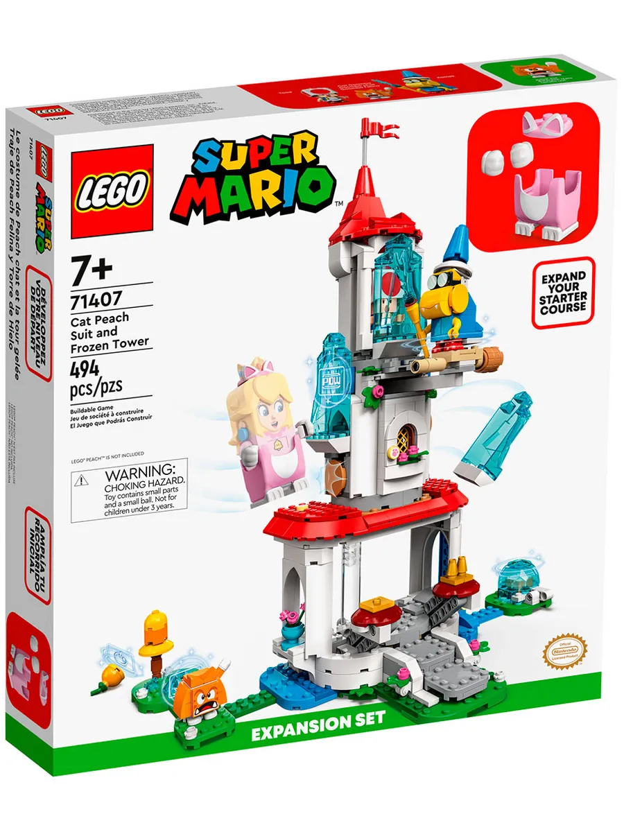 Конструктор LEGO Super Mario Наряд Пич-кошки 494 дет. - фото 1