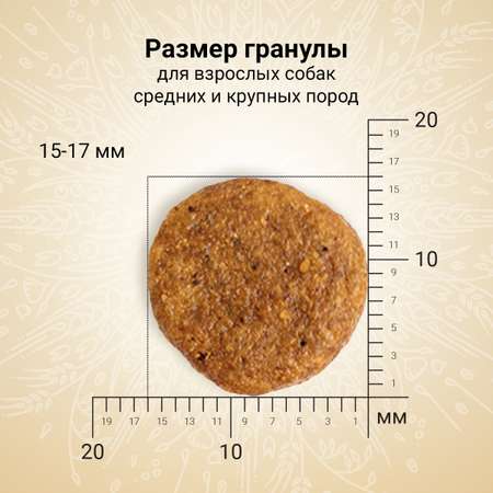 Корм для собак Craftia Natura 7кг взрослых средних и крупных пород из курицы и индейки сухой