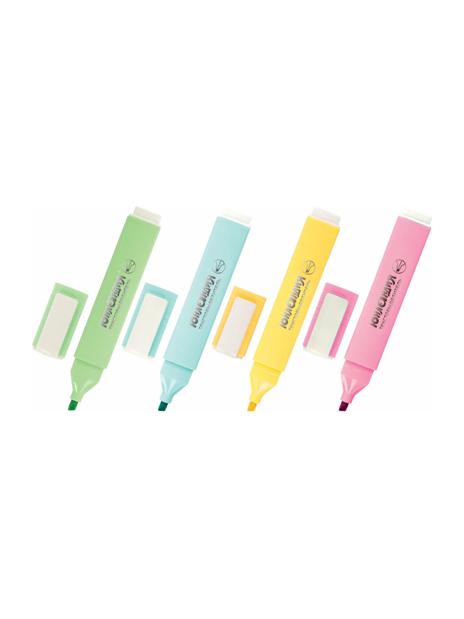 Текстовыделители Юнландия 4 шт. - фото 9