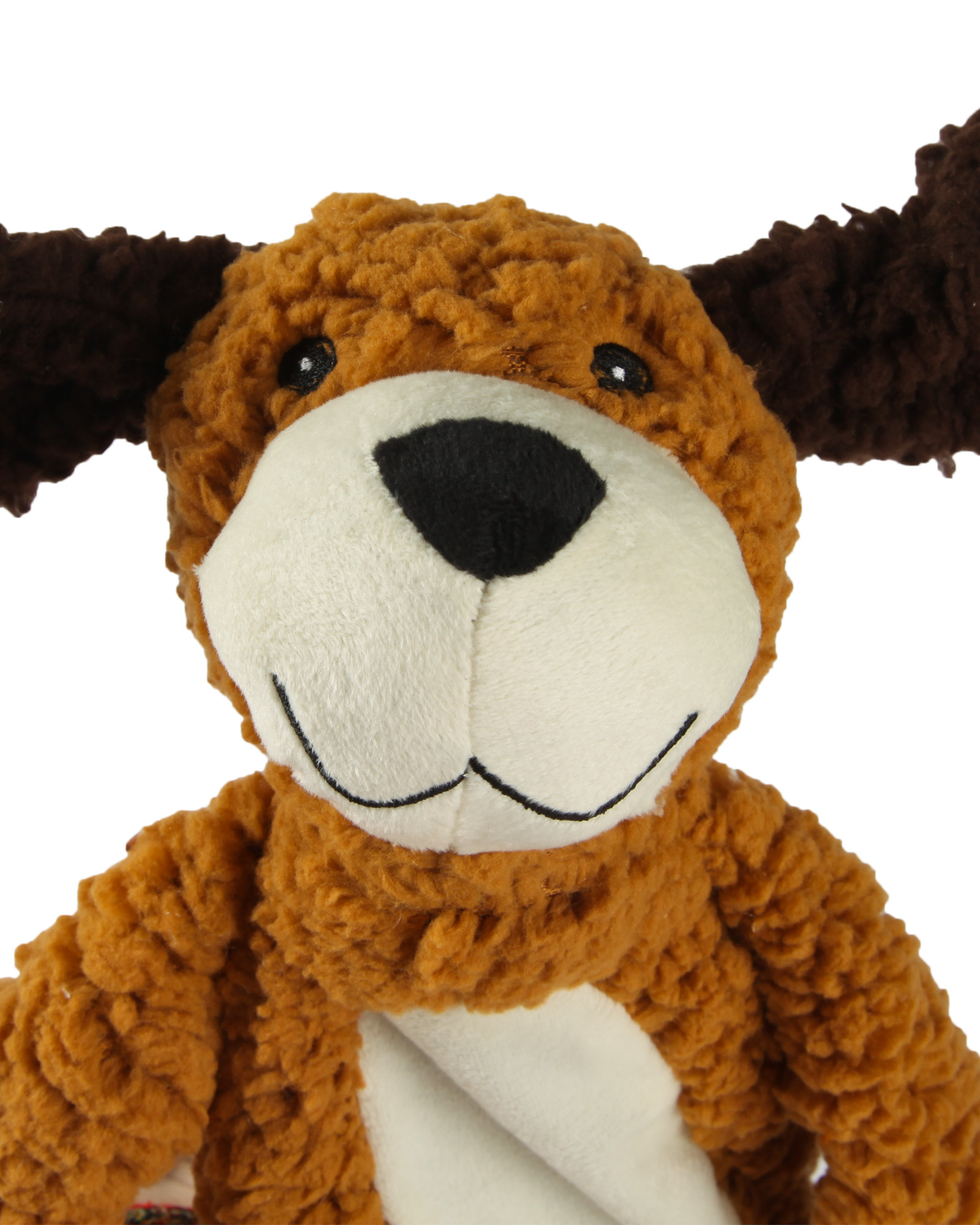 Игрушка для собак Barbaks Собака Тузик мягкая с пищалкой шуршит 50см - фото 3